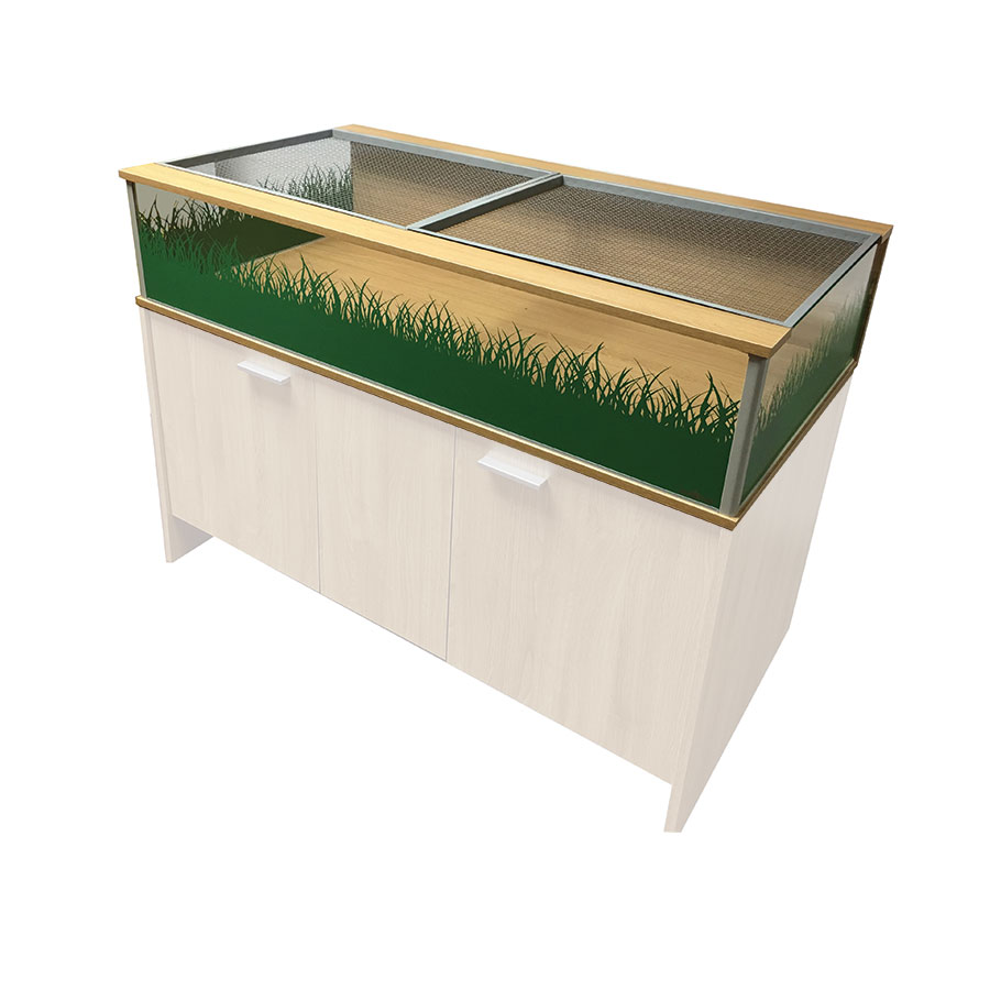 Vivexotic DLX Tortoise Table Lge Oak,1192x632x82mm 