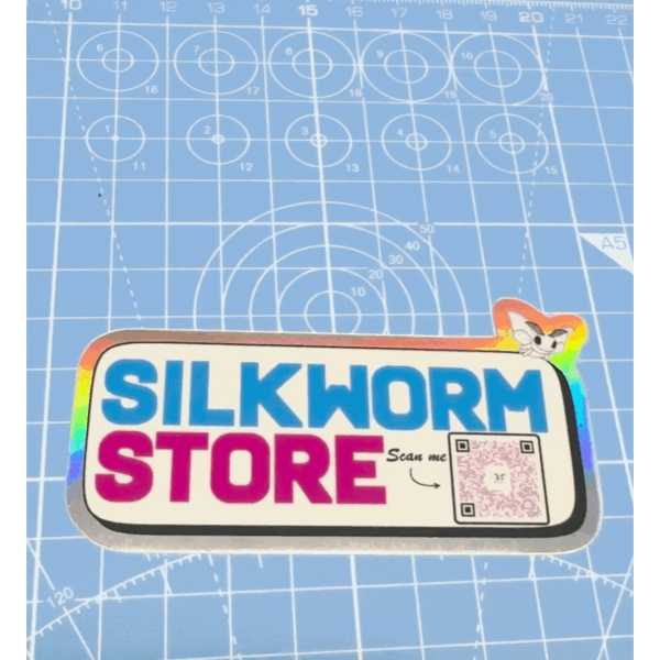 Silkworm Store subscription sticker